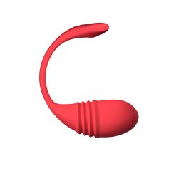   LOVENSE Vulse - ou vibrator inteligent, cu functie de învârtire (roșu)
