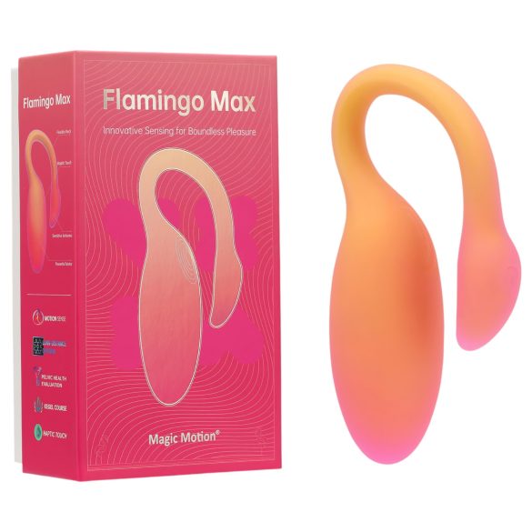 Magic Motion Flamingo Max - ou vibrator inteligent - silicon portocaliu