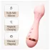 Vush Fleur - vibrator de masaj cu acumulator, rezistent la apă (roz)
