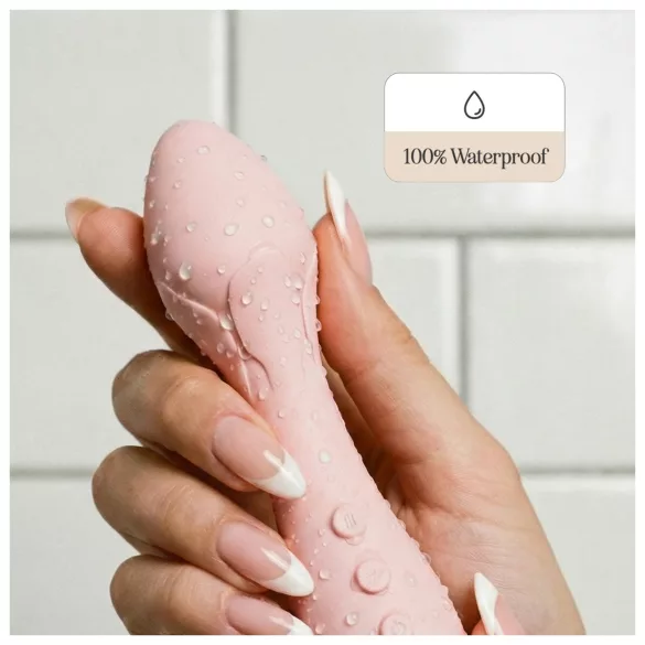 Vush Fleur - vibrator de masaj cu acumulator, rezistent la apă (roz)