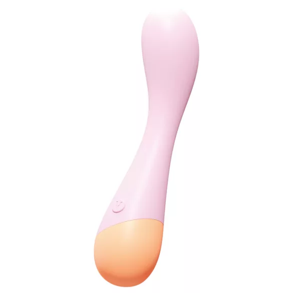 Vush Peachy G-Spot - vibrator punctul G reîncărcabil silicon roz