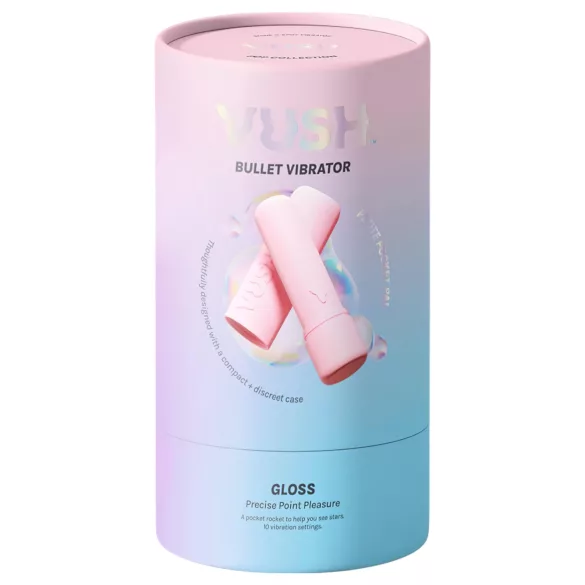 Vush - Mini vibrator reîncărcabil waterproof - roz