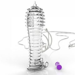   Lonely - prezervativ pentru penis cu vibratii și mărire, transparent