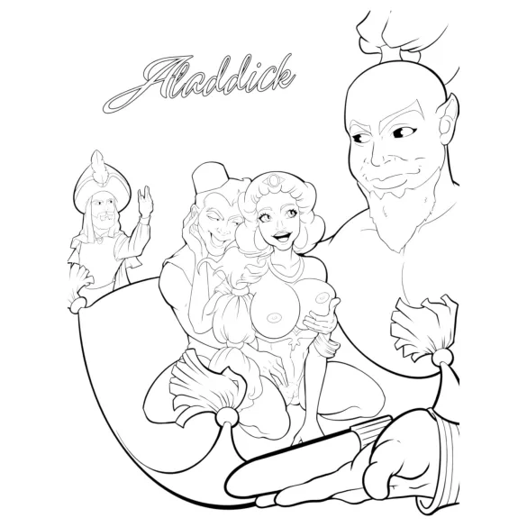WoodRocket - carte de colorat adult parodie porno - hârtie