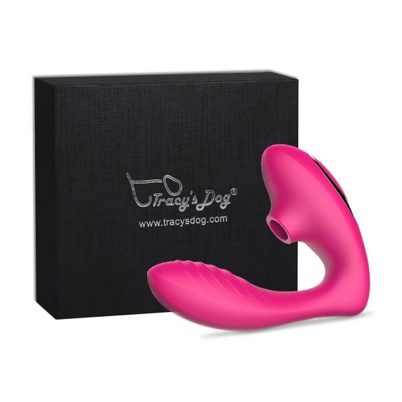 Tracy's Dog OG - Vibrator punct G și stimulator clitoris (roz)