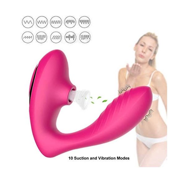 Tracy's Dog OG - Vibrator impermeabil pentru punctul G și stimulator clitoridian (roz)