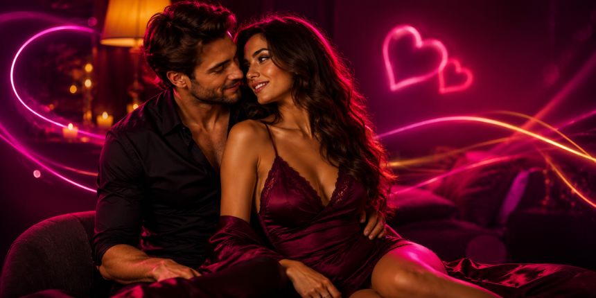 Pozitii sexuale pentru cupluri de lungă durată într-un dormitor cald și intim, lovesexshop.ro sex shop