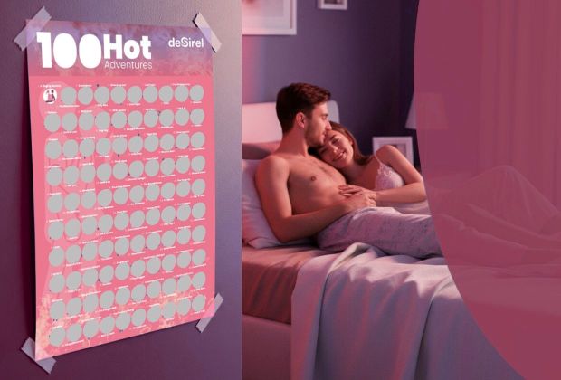 Redescoperă pasiunea în cuplu – Posterul Desirel 100 Poziții Sexy
