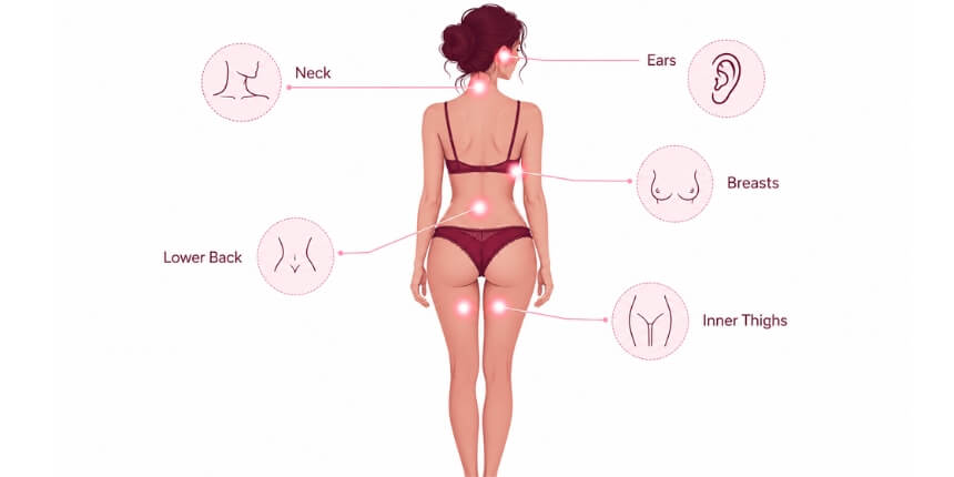 Zone erogene feminine: Harta senzualității | lovesexshop.ro Sex Shop